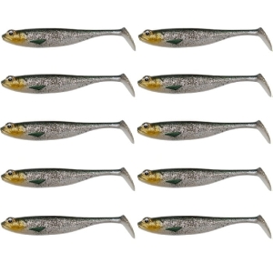 Gumy Hurtem Zestaw Dam Shadster Slim 6,5cm Silver Shiner 10szt
