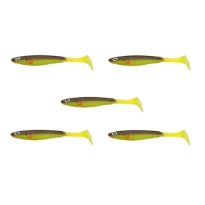Gumy Hurtem Zestaw Berkley Sick Smash 23cm Brown Chartreuse 5szt