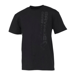 Koszulka Savage Gear Vertical Logo Tee Black XXL