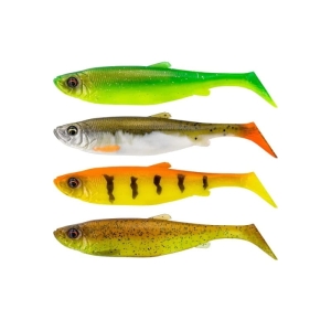 Gumy Savage gear 3D Herring Shad 9cm Dark Water Mix