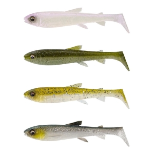 Savage Gear Zestaw Gum 3D Whitefish 9cm 7g Clear Water Mix 4szt