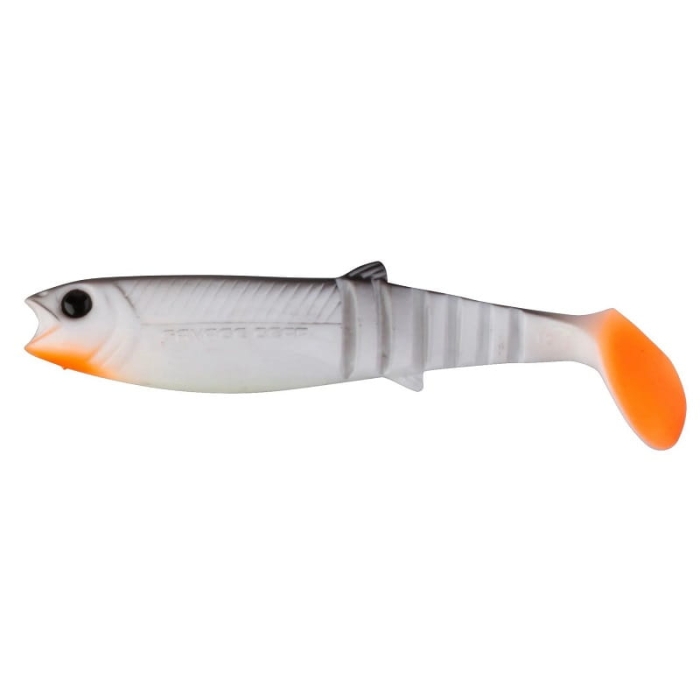 Savage Gear Cannibal Shad 17,5cm White and Black 2szt.jpg