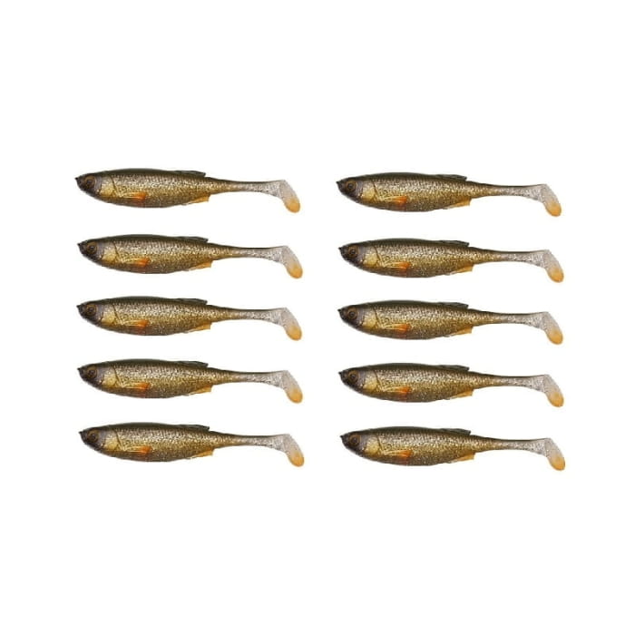 Gumy Hurtem ZESTAW 10szt Savage Gear Craft Shad 8.8cm 4.6g Green Silver.jpg