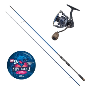 Zestaw Hype Tackle H2 2,51m 5-23g Spin + Hype Tackle H2 3000 + Hype Tackle WP9 White 0,12mm