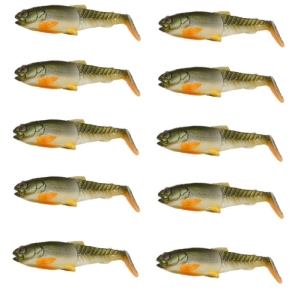 Gumy Hurtem ZESTAW 10szt SG Craft Cannibal PT 6.5cm Olive Pearl Hot Orange