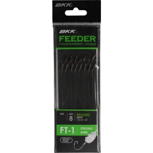 Przypony BKK Feeder Tournament FT-1 | Bayonet Rigs-Braid | 10cm | #10