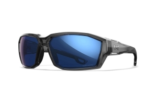 Okulary Wiley X Alpine Captivate Polarized Blue Mirror Gloss Crystal Grey Frame 