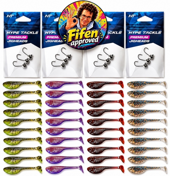 Zestaw Fifena Gumy na Okonia Hype Tackle Budda 5cm X 40 + Hype Tackle Micro JigHead X 122.jpg