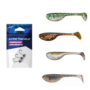 Mały Zestaw Przynęt Hype Tackle Budda Lure 5cm 40szt + Hype Tackle Micro Jighead 12szt