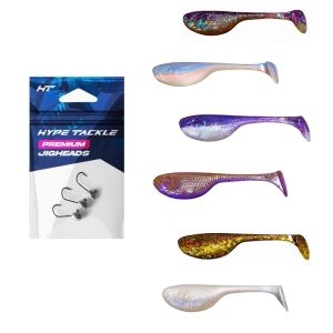 Duży Zestaw Przynęt Hype Tackle Budda Lure 5cm 60szt + Hype Tackle Micro Jighead 18szt