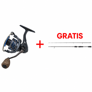 Zestaw Kołowrotek Hype Tackle H2 3000+ Wędka Abu Garcia Spike S 2,44m 12-35g 2cz S GRATIS