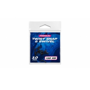 Agrafka z krętlikiem Hype Tackle Twist Snap swivel #10 XS