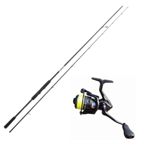 Zestaw Wędka Kraken Black Pearl FAST SPN 2,44m 10-40g 2cz + Kołowrotek Kraken Black Pearl 4000+ 9X 0,16 Yellow