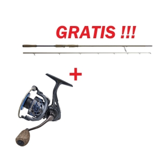 Zestaw gratisowy Kołowrotek Hype Tackle H2 3000 + GRATIS Wędka SG4 Medium Game 198cm 12-35g 2sec