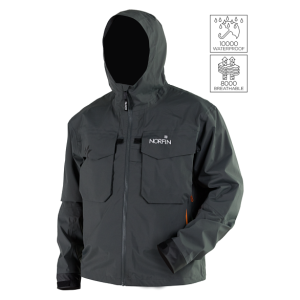 Kurtka Norfin PILOT GRAY wading jacket, rozmiar L