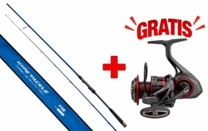 Zestaw gratisowy Wędka Hype Tackle H2 Target Jig 251 cm 7-28 g Medium Heavy X-Fast + GRATIS Kołowrotek Ryobi Zauber N.C.R.T. 3000