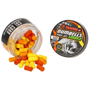 Dumbells Profess Method Feeder Pop Up Smoke Fluo Fermentowana Kukurydza CSL 6x11mm 25ml