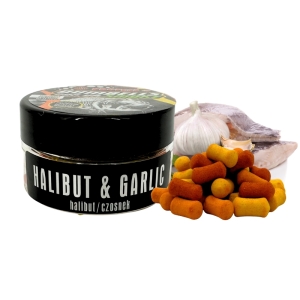 Dumbells Profess Method Feeder Pop Up Smoke Fluo Halibut Czosnek 6x11mm 25ml