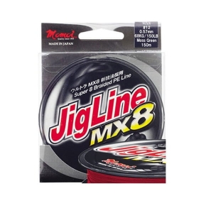Plecionka MOMOI JigLine MX8 0.22/16kg 150m RED