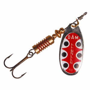 Obrotówka DAM Effzett Standard Spinner Silv/Blck/Dot 6g