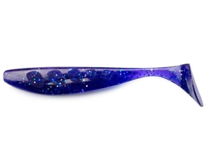 FishUP Wizzle Shad 5,5cm #060 Dark Violet Peacock Silver 10szt