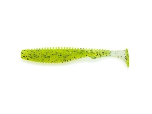 FishUP U-Shad 6,2cm #055 Chartreuse Black 9szt