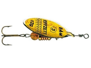 Obrotówka DAM Effzett Predator Yellow Glitter nr 3/12g