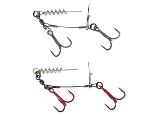 Savage Gear Carbon49 Corkscrew Stinger 2x#1/0 28kg 2szt