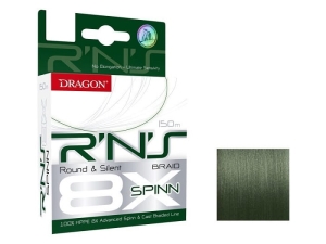 Plecionka DRAGON R'N'S 8X SPINN 0.10mm 150m GREEN