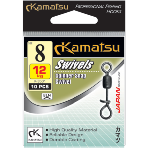 KRĘTLIK Z AGRAFKĄ SPINNER  Kamatsu #7 16kg K-3501 10szt