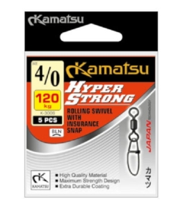 Krętliki z agrafką KAMATSU HYPER STRONG K-3006 4/0