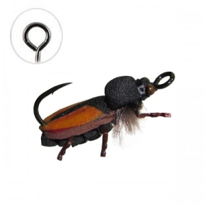 Floating Realistic Jig Beetle Brown #4