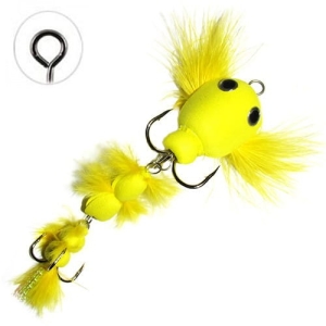 Floating Jig Bullhead Yellow 10cm #2/#6