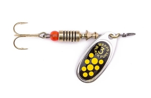 Mepps BLACK FURY srebrny/żółte_yellow 3/6,5g