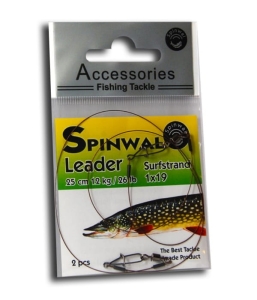 Przypon Stalowy Spinwal 25cm 12kg 2szt.