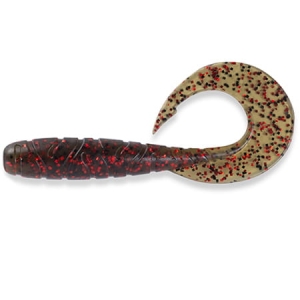 FishUP Mighty Grub 3,5" #045 Green Pump/Red&B 7szt