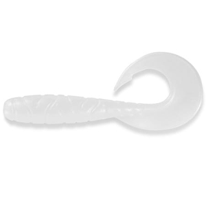 FishUP Mighty Grub 3,5" #081 Pearl 7szt