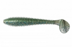 KEITECH SWING IMPACT FAT 3,8" LT#50 Green Shad x6