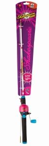 Wędka dla dzieci Shakespeare Cosmic Spinning COMBO 1,40m ML PINK