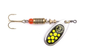 Mepps BLACK FURY srebrny/seledynowe_chartr. 3/6,5g
