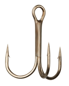 GAMAKATSU 13B TREBLE HOOKS BRONZE #8 10szt
