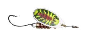 DAM SINGLEHOOK SPINNER #3 6g SINKING FIRETIGER UV