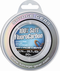 SG Soft Fluorocarbon 15m 0.92mm 40.5kg Clear