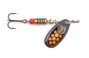 Mepps BLACK FURY czarny/czerwone/orange 0/2g