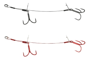 Savage Gear Dozbrojka Carbon49 Double Stinger 1/0 15cm 16kg 2szt