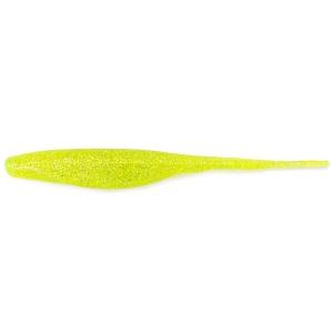 Bass Assassin 12,5cm Shad Chartreuse Silver Glitter 8szt