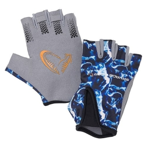 Savage Gear Rękawice Marine Half Glove Sea Blue M