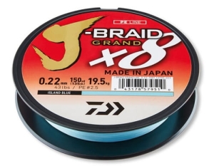 DAIWA J-BRAID GRAND X8 BLUE 0.10mm 135m