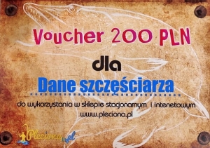 BON PODARUNKOWY O WARTOŚCI 200 ZŁ