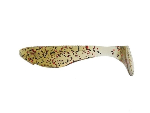 FishUP Wizzy 3,5cm #045 Green Pumpkin Red Black 10szt